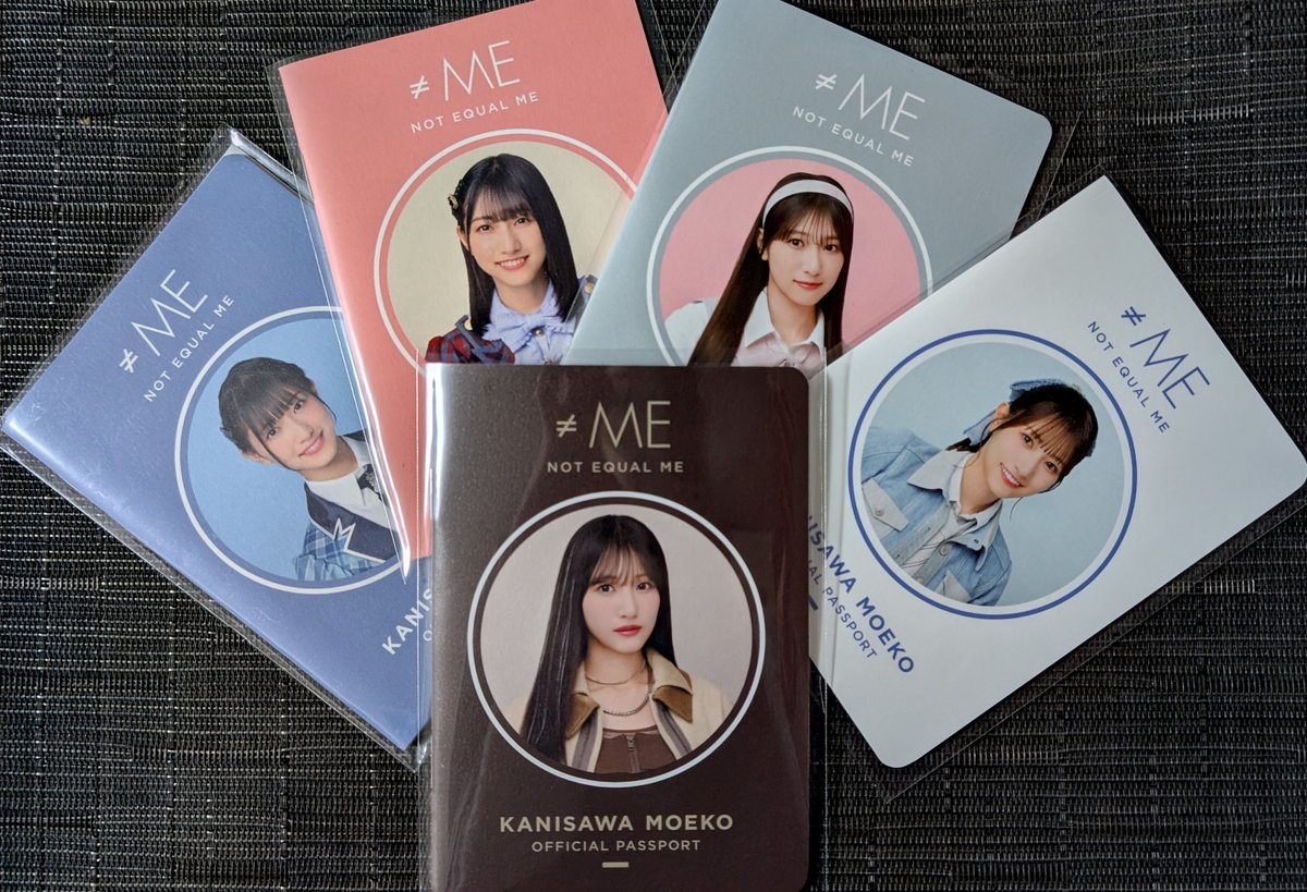 M*9様 蟹沢萌子　パスポート 萌ちゃんパスポート届きましたよー💖🩵 ありがとう！！💎 #蟹沢萌子