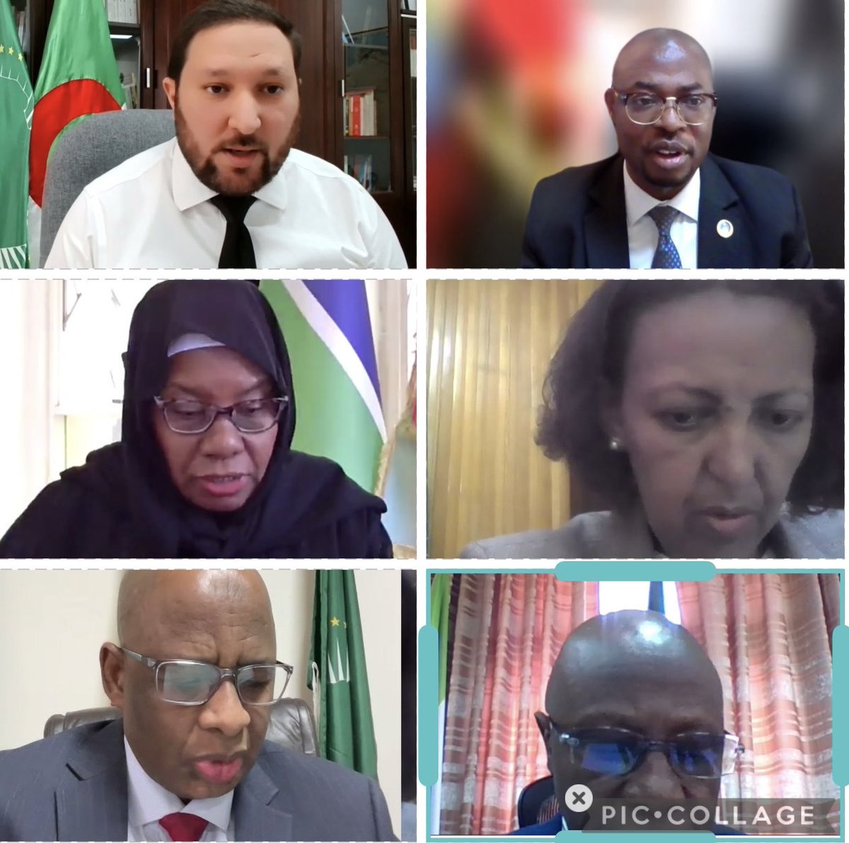 AUC_PAPS's tweet photo. The #AUPSC convened an Open Session on Climate, Peace & Security to assess risks, operationalize the CAP-CPS, draw lessons from #COP30, and strengthen Africa’s voice ahead of #COP31/32—driving coordinated, justice-oriented climate action. Chaired by Amb. Obaida Eldandarawy, #Egypt & PSC Chair for Feb 2026, the Council deliberated on innovative climate finance and strengthening  coordination to scale up early warning, conflict-sensitive adaptation, and natural resource governance. @ 1331st #AUPSC 🧵 1