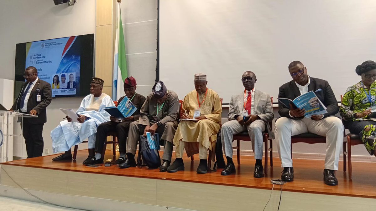 A proud moment for continental collaboration 🤝

Prof. Mohammed Larbi Kerkeb, Former President, <a href="/UnivIbnTofail/">Ibn Tofaïl University</a>, Morocco and AAU Board Vice President Northern Africa Region, was honoured for delivering an exquisite keynote on research culture at the 11th Annual Conference and 13th