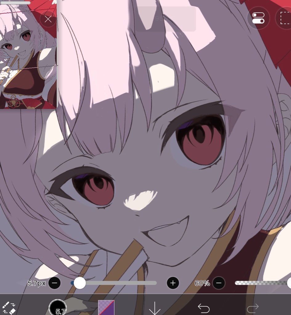 Abarrraaa's tweet photo. お顔がかわ余
#wip #百鬼絵巻 https://t.co/FcKKsABQGE