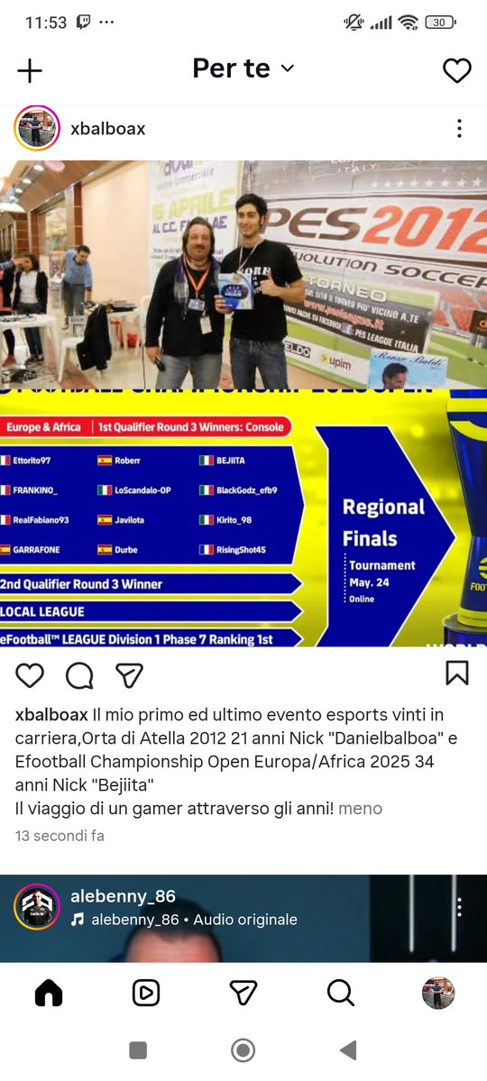 First and last official Event winner of my career, 2012 Nick "Danielbalboa and 2024 Nick "Bejiita"".
What a trip!
#eFootball2026 #efooballmobile
#konami #esports #gamer