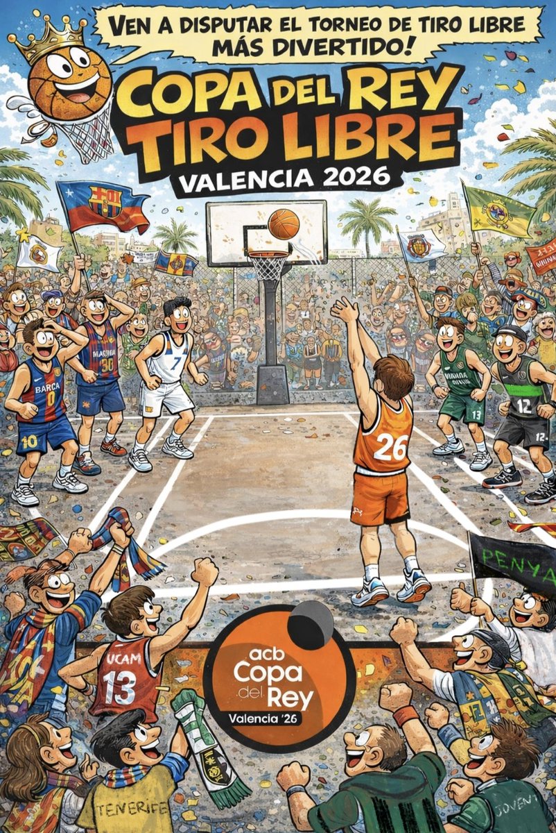 De camino a Valencia. En vista de la poca conversación que tienen mis compañeros de viaje, que son muy sosos, creo voy a matar el tiempo presentando a los equipos que participarán mañana en la 𝗖𝗼𝗽𝗮 𝗱𝗲𝗹 𝗥𝗲𝘆 𝗱𝗲 𝗧𝗶𝗿𝗼 𝗟𝗶𝗯𝗿𝗲.

🪡 Abro hilo (cómo se suele decir)