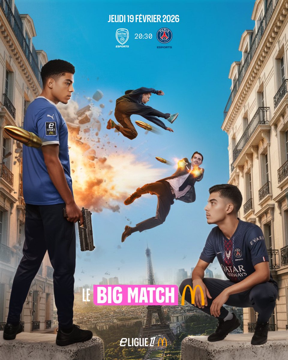 Un choc de titans 💪

@psgesports 🆚 @estac_esports 

C’est ce soir à 20h30 📺