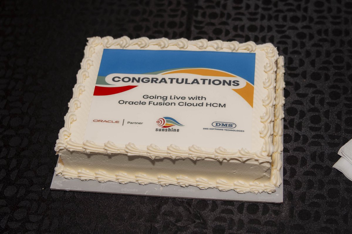 dms_swt's tweet photo. It has been a pleasure to be the Technology Partner for the Sunshine OneHR project, where the Sunshine Holdings PLC has successfully adopted the Oracle Fusion Cloud HCM. 

Congratulations to the DMS SWT and Sunshine Teams who worked hand in hand for a successful Go live. https://t.co/yiiuHMS44m