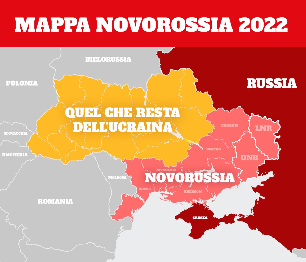 Nel liceo in cui hanno parlato propagandisti russi, sul profilo di un organizzatore si legge: “Novorossia libera”.

Libera da cosa?

Sperate nell’avanzata dell’esercito russo tra bombe, morti e repressione? “Novorossia libera” non è un’opinione: è un appello alla violenza russa.