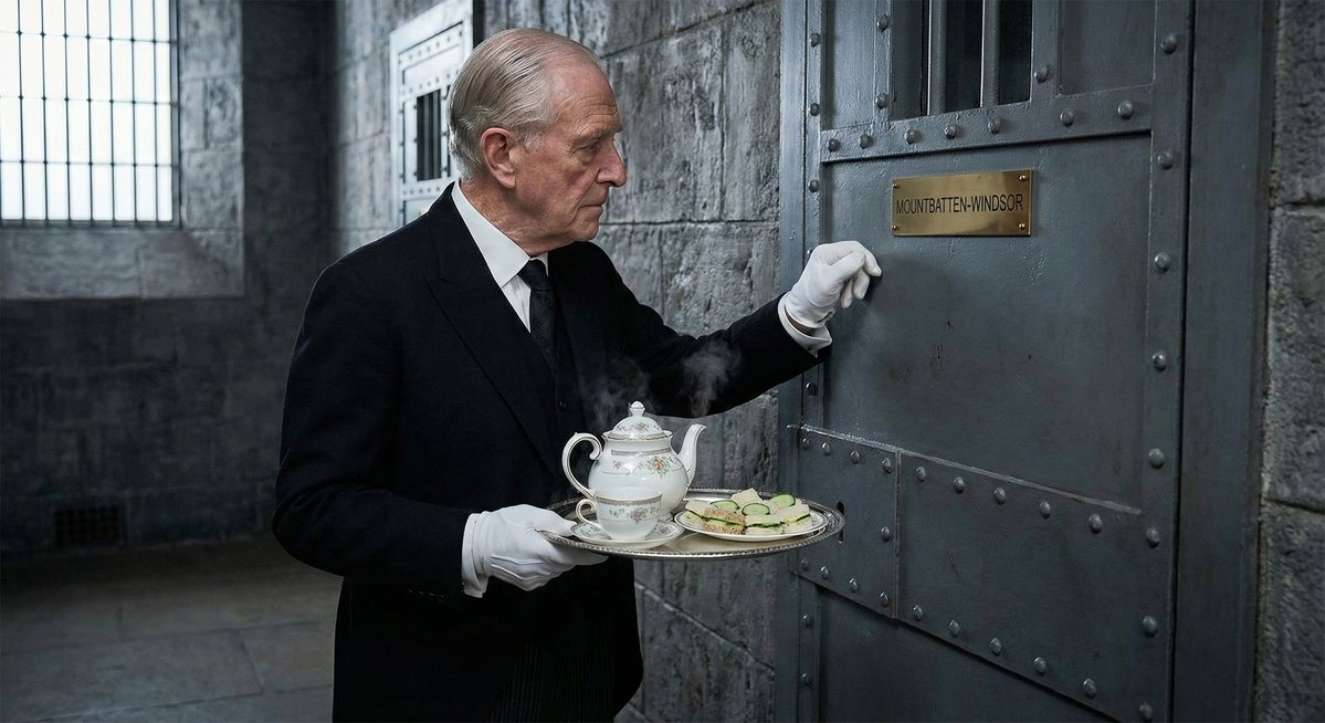 Tea and sandwiches for Andrew.