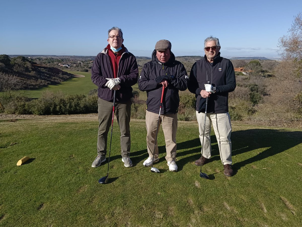 En juego el Ranking de Madrid de <a href="/AESGOLF_Spain/">AESGOLF ⛳</a> individual caballeros.
Un día de sol pero aún con bajas temperaturas.
Suerte