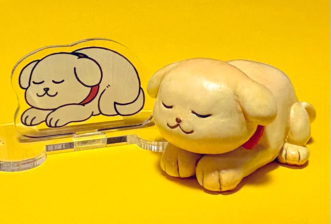 ご縁がありまして、ねなさいさんから子犬と凪砂くんのフィギュアをお譲りいただきました! 子犬が立体になってるの面白すぎる こんがりふかふかのいのち…! 大切にします、ありがとうございました!