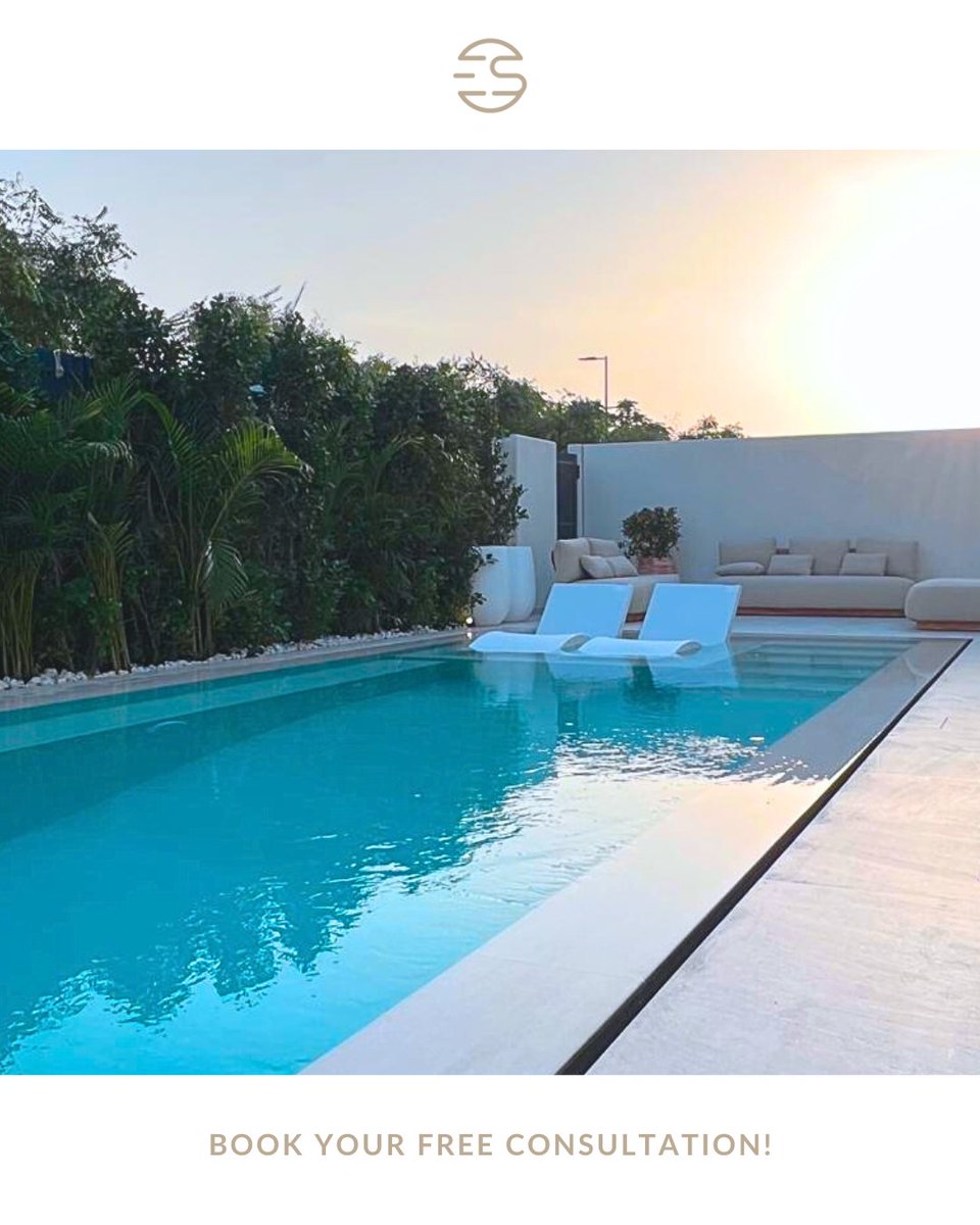 Exteriorspace's tweet photo. From morning espressos to starlit conversations, we design exterior spaces that make staying home feel like a getaway. Ready to step outside? 

#CraftingNaturalLuxuries #ExteriorSpace #SwimmingPoolContractor #SwimmingPoolCleaning #SwimmingPoolMaintenance https://t.co/RuyW4Fp2oP