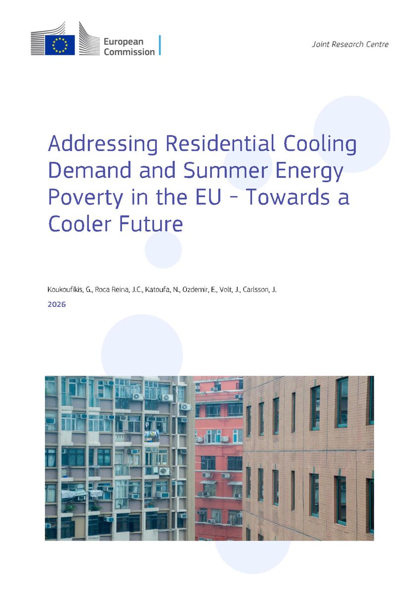 La #pobrezaenergética no es un problema que se sufra únicamente en invierno. El cambio climático está desplazandolo a los meses de verano y en regiones donde nunca antes se había vivido. Compartimos este interesante estudio de la Comisión Europea
publications.jrc.ec.europa.eu/repository/han…