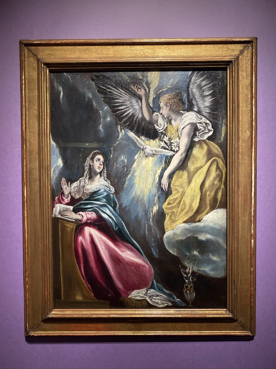 名画への旅 #中之島香雪美術館 見たかったグレコの「受胎告知」、念願