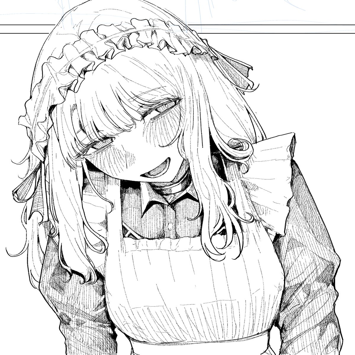 キャラデザしたやつへの怒りに任せた描き込み 