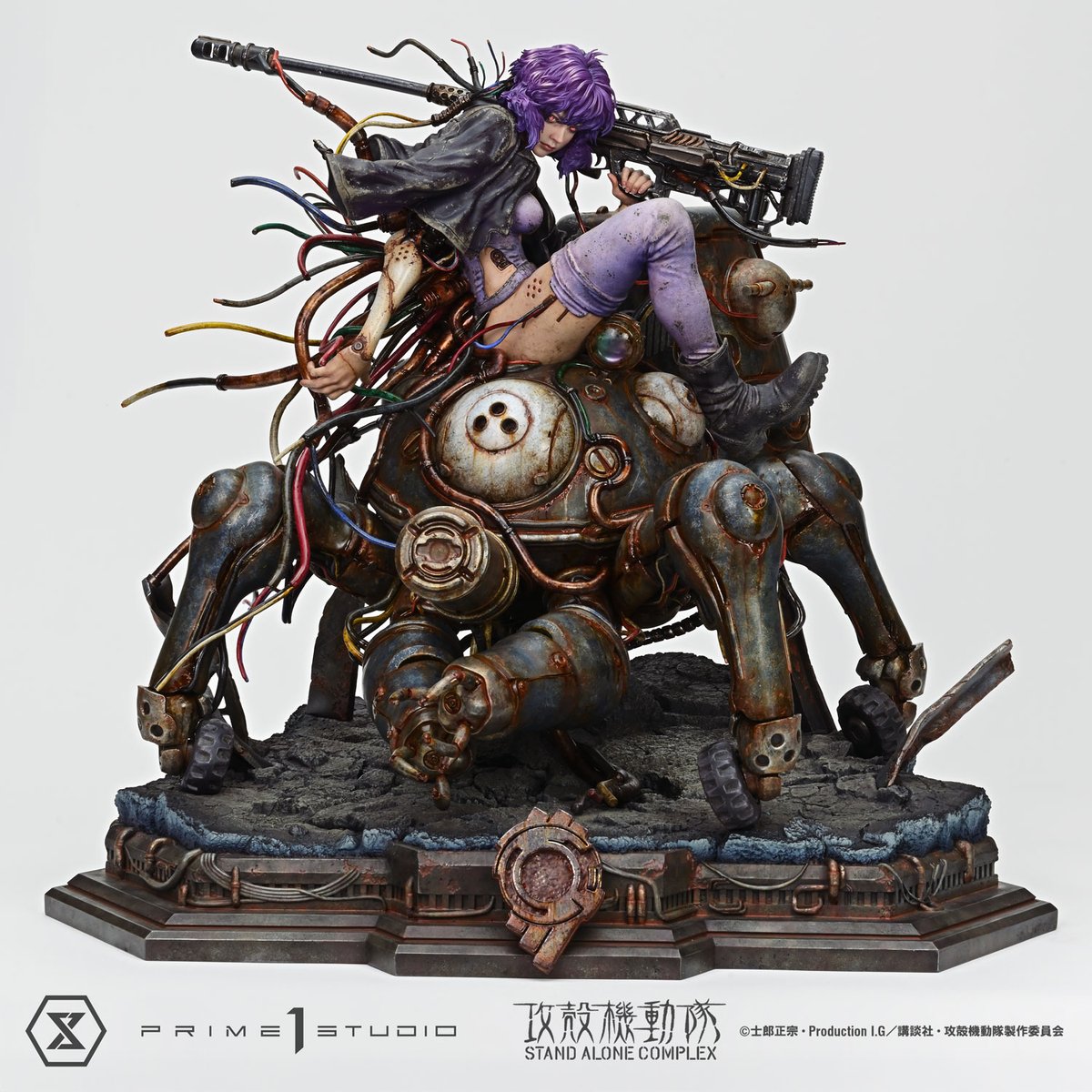 ＼\💥世界最速展示決定💥/／

コンセプトアーティスト
〈エンテイ・リュウ〉氏との
コラボレーション企画✨

TVアニメ『攻殻機動隊 STAND
ALONE COMPLEX』より
「草薙素子＆タチコマ
（Art by Entei Ryu)
オリジナルカラーver / キャラクターカラーver」が
1/4 スケールスタチューで立体化‼