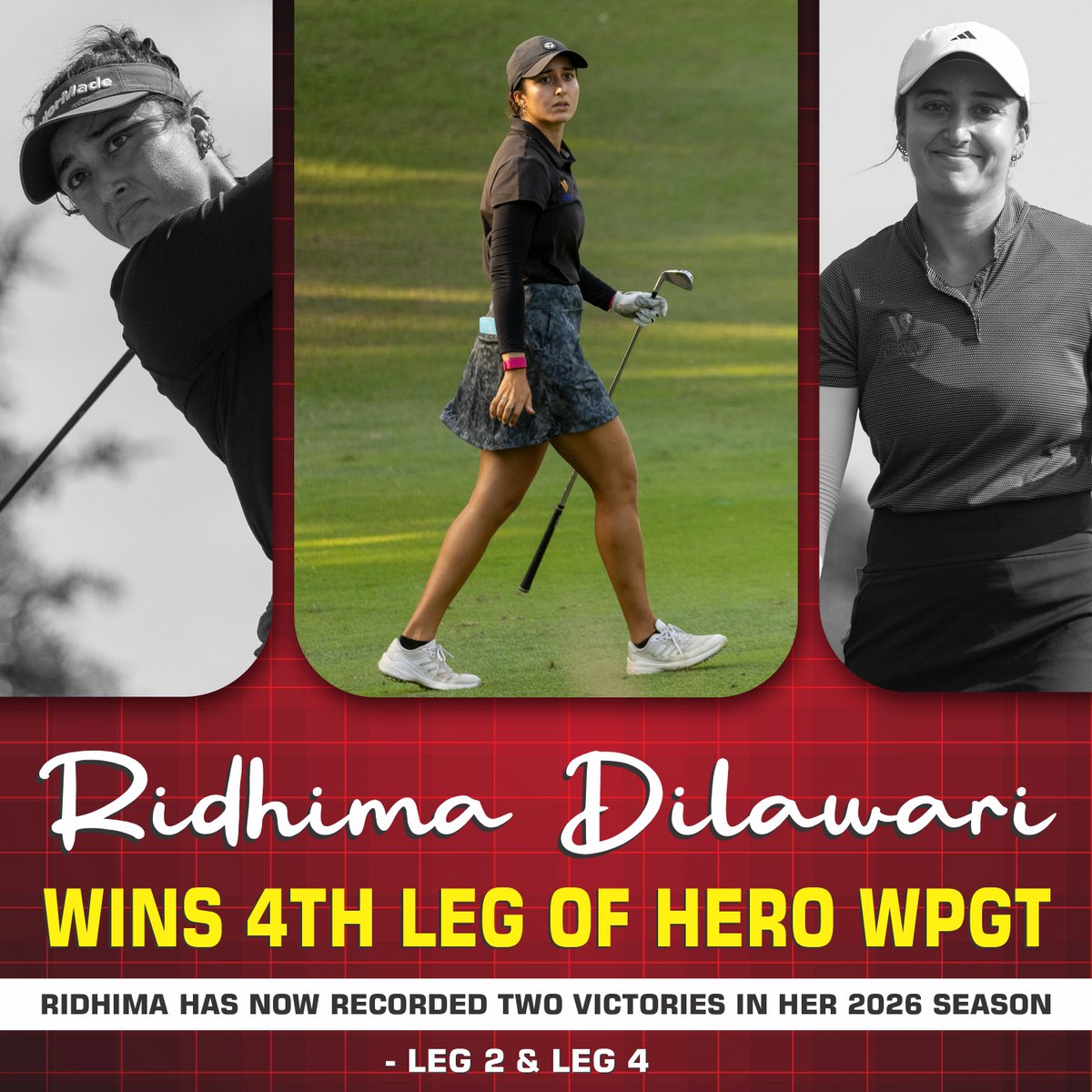 #ridhimadilawari #herowpgt #heromotocorp #indiangolf #womeninsports #ladiesgolf #golf