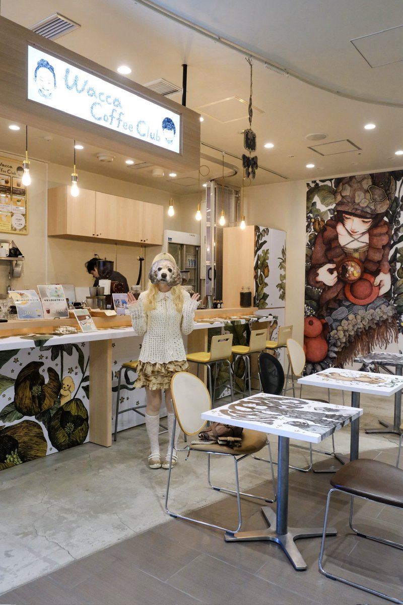 Wacca Coffee Clubさんとのコラボカフェオープンしました！☕️✧︎*。
2/19-3/15まで（木～日曜日営業）
コラボメニューや空間展示、グッズ販売など行っています！
お時間合えば是非ひと息つきに来てください😌✧︎*。