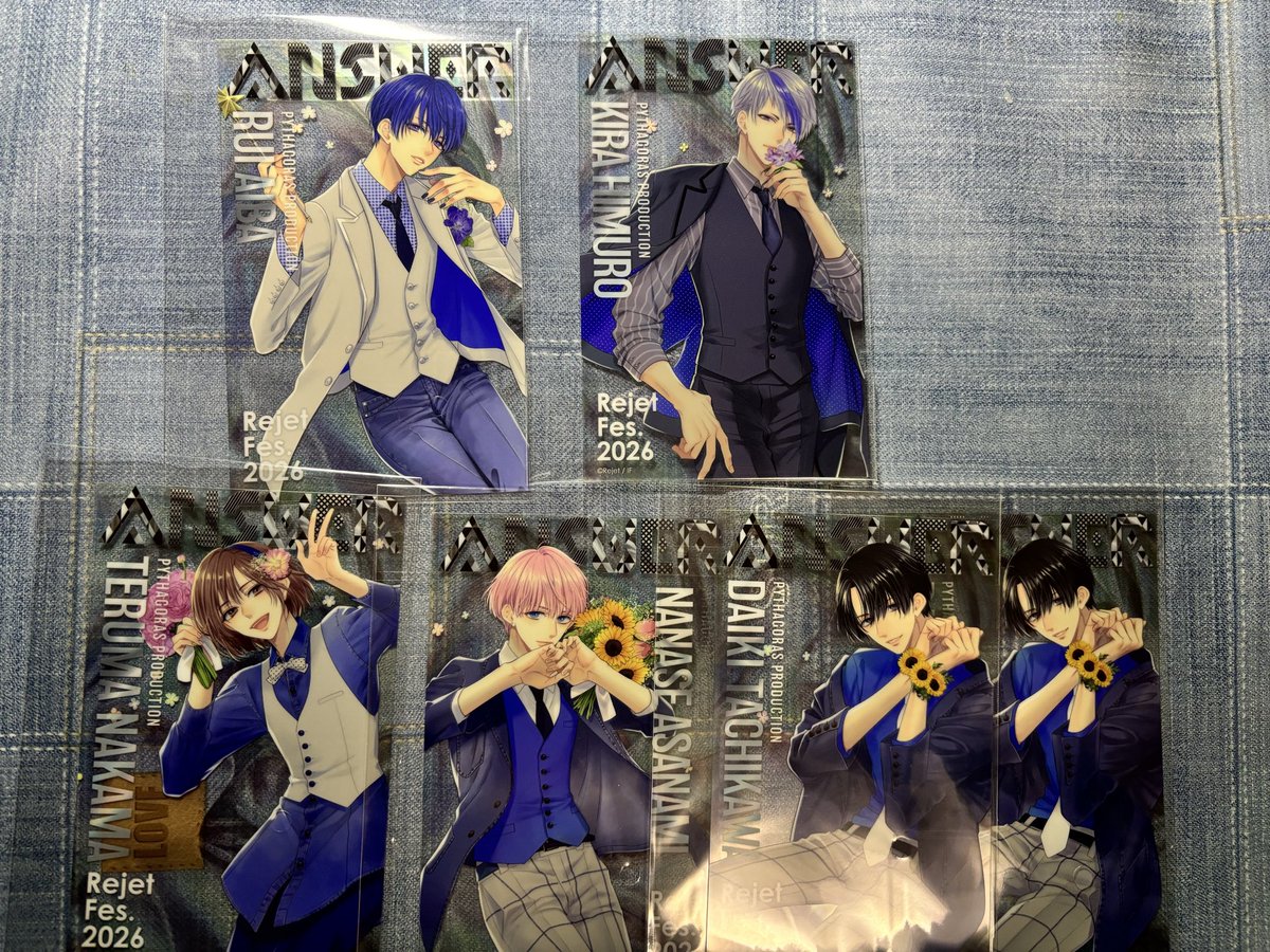 交換 譲渡 Rejet Fes.2026 Answer リジェフェス ピタゴラス