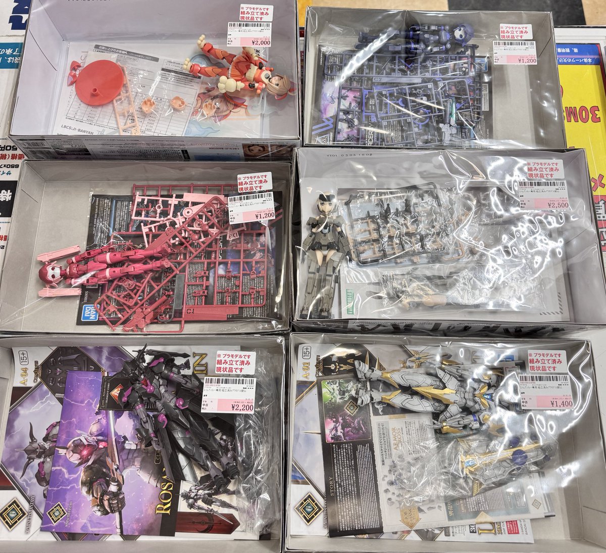 組立済プラモデル】 30MF、美少女プラモなど追加しました！