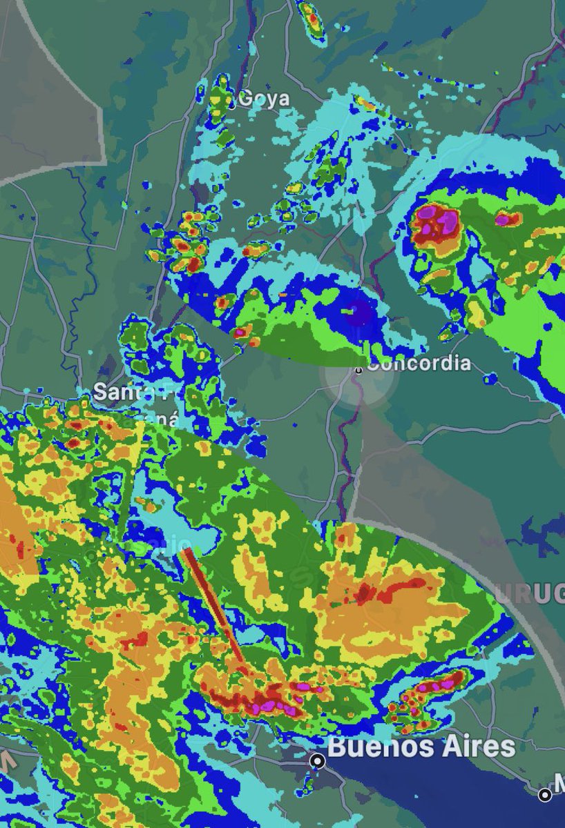 #RN12 y #RN14 Norte de Bs As, Entre Rios y Sur de Corrientes, pronóstico de lluvias y tormentas, algunas localmente fuertes, para lo que resta de la mañana. 
Se recomienda transitar con extrema precaución.