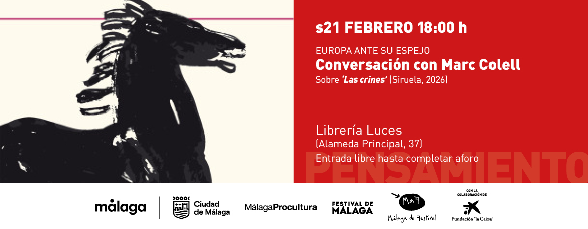 ✈️ LAS CRINES viaja a #Málaga 

<a href="/MarcColell5/">Marc Colell</a> presenta la novela ganadora del #PremioCaféGijón 2025 en un acto enmarcado dentro del <a href="/festivalmalaga/">Festival de Málaga</a>.
🗓️ 21/02, 18 h. 📍 <a href="/librerialuces/">Librería Luces</a> 

<a href="/malaga/">Ciudad de Málaga</a> <a href="/MAFIZMalaga/">MAFIZ Málaga Festival Industry Zone</a>  

l1nq.com/HjtHq