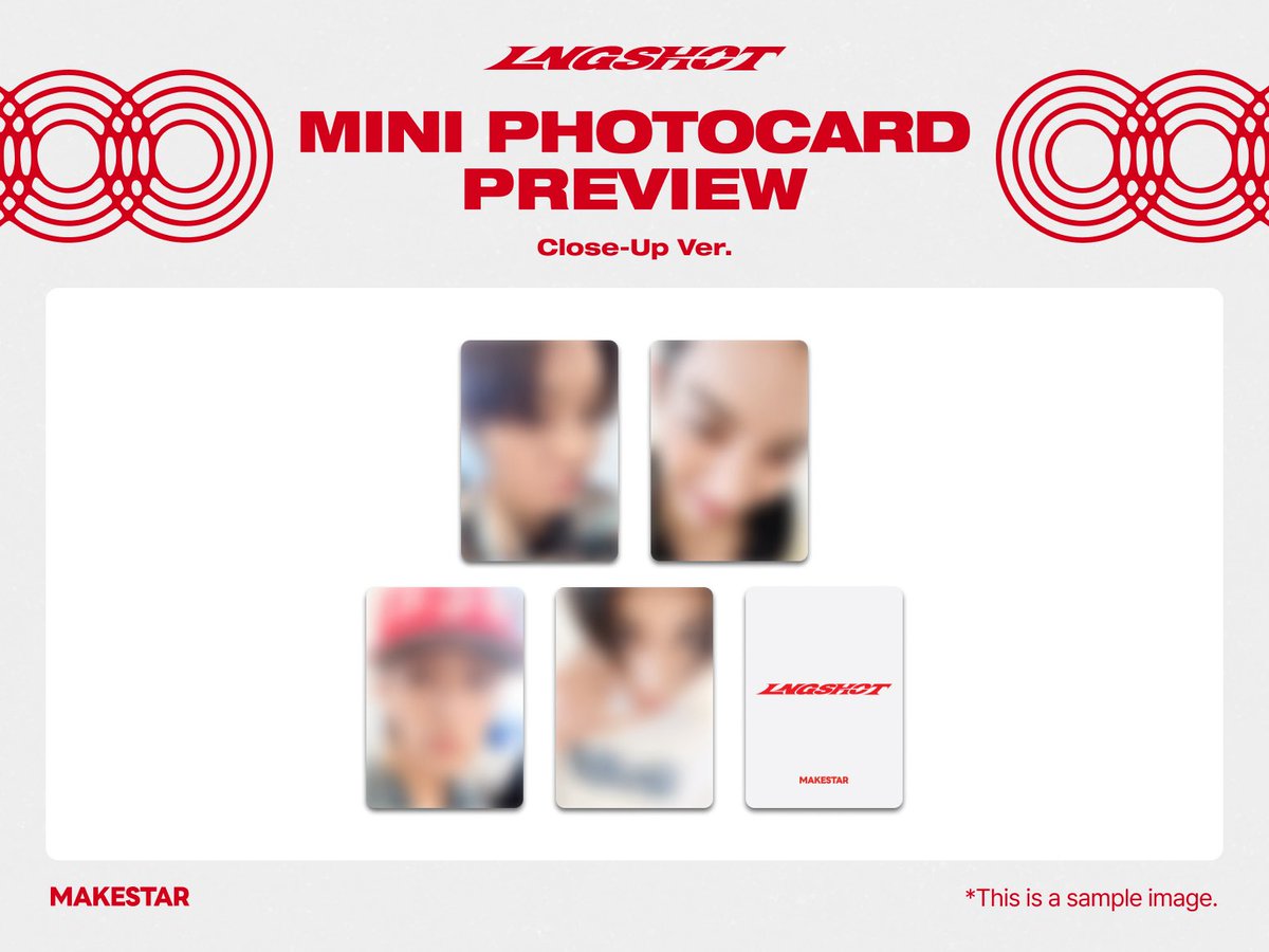 LNGSHOT lngshot ロンシャ 共同購入 makestar mini 特典 トレカ 買取