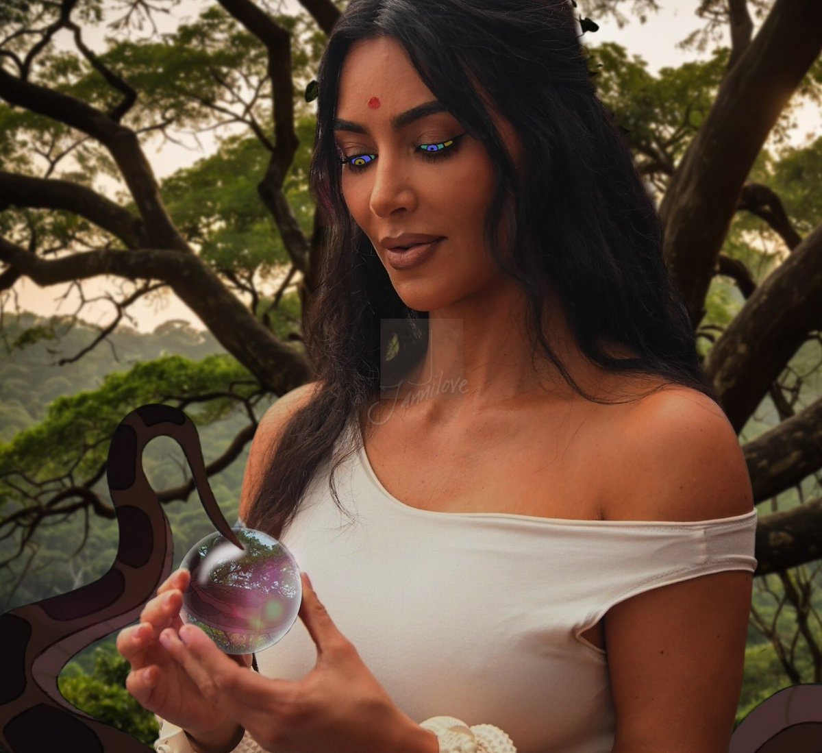 I love being an evil sorceress naga! "Tell me, tell me, crystal ball. Under my spell who shall fall?" I sing and there he is making my eyes spiral eagerly. Yes <a href="/Jannilove3/">Jannilove</a> I will find you sweetheart 😉