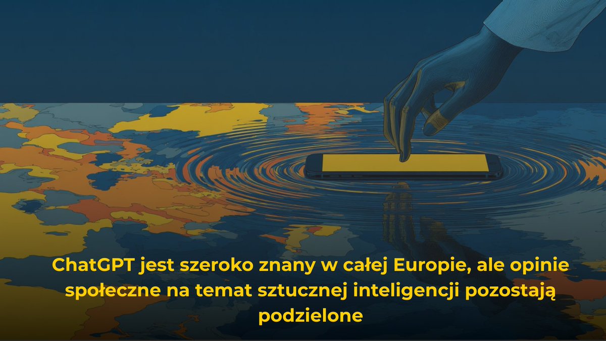 CedmoPoland's tweet photo. Do końca 2025 r. 80% mieszkańców 9 krajów europejskich znało już ChatGPT, a 63% z nich wypróbowało tę aplikację 🤖

Głównie z ciekawości lub w celu sprawdzenia informacji.

Wykorzystanie aplikacji szybko rośnie... ale zaufanie nie tak szybko. 📈🧐

🔎 Więcej informacji. 👇 https://t.co/3sGPZAQFBK