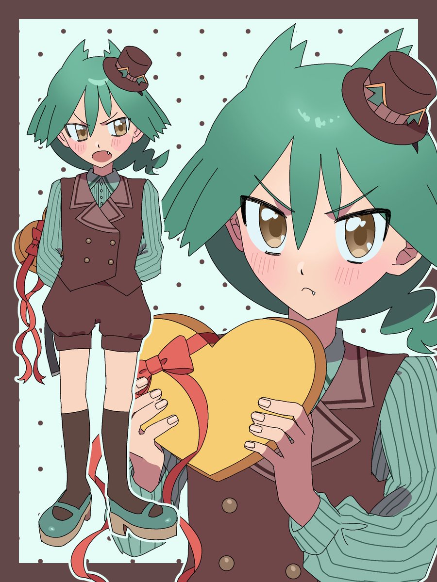 Necomo_22's tweet image. ぴーさんの素敵なお衣装をお借りしています♡チョコミントの日💚🤎