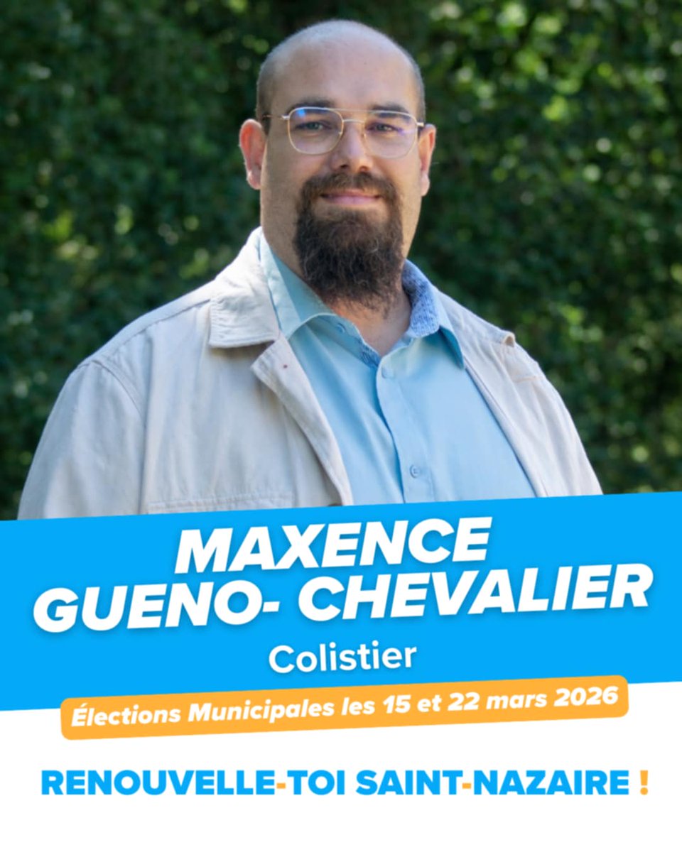 🟨 Un jour, un portrait
Ma vision pour Saint-Nazaire est simple et essentielle : une ville plus sûre, plus dynamique et pleinement à l’écoute des besoins de ses habitants. Ensemble, construisons l’avenir de notre territoire.
#SaintNazaire Lire l’article 👉
renouvelletoi-saintnazaire.fr/2026/02/un-jou…