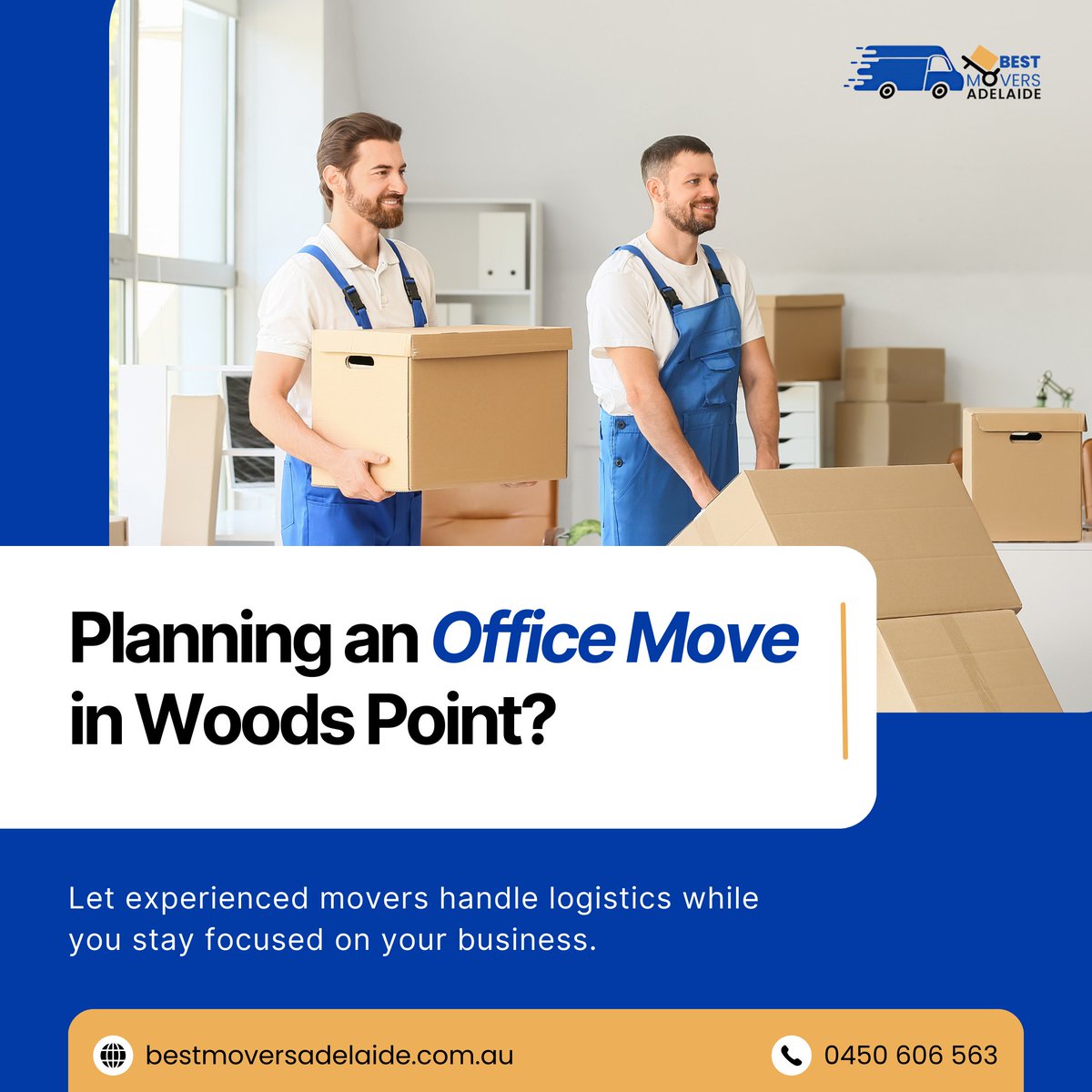 movers_adelaide's tweet image. 🏢 Office Relocation in Woods Point Made Easy

Shifting your workspace? Trust experienced office removalists in Woods Point to manage your move efficiently and professionally.

📞 0450 606 563
🌐 bestmoversadelaide.com.au/removalists/wo…

#officerelocation #OfficeRemovalists #localmovers