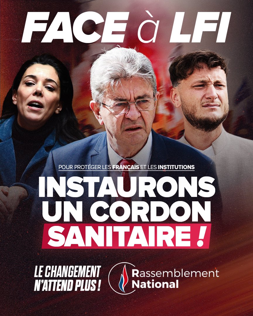 🔴 La France insoumise est un danger pour notre pays : son arrivée aux responsabilités, de nos communes à la tête de l’État, instaurerait le chaos dans la rue et dans les comptes publics.

En comptant sur les violents de la Jeune Garde pour faire taire leurs opposants, l’extrême