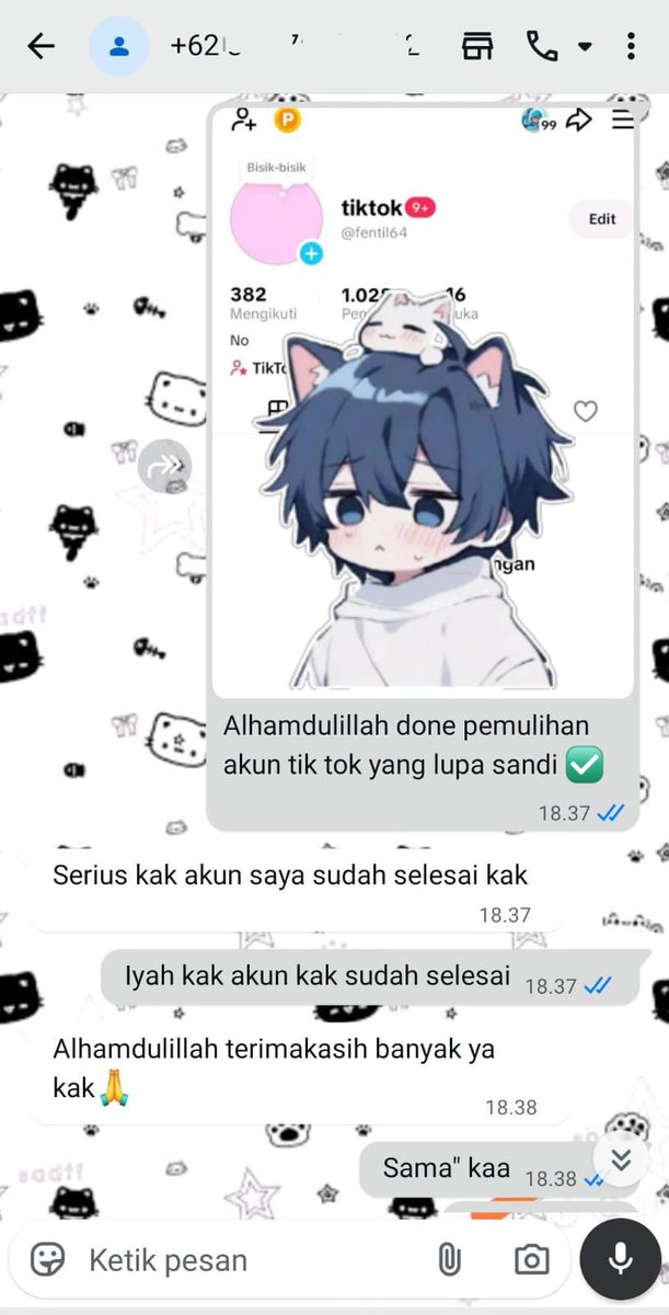 weavrying's tweet image. JASA pemulihan Akun &amp;amp; HAPUS AKUN 
Lacak lokasi, Hack 📲

FUL TESTIMONI ✅

~ Akun lupa password/ke hack 
~ Jasa sadap wa 
~ Jasa suspend / unsuspend akun 
~ Jasa hack &amp;amp; Pemulihan aku  

Tiktok, Gmail, Instagram, Twitter, Facebook,Telegram DLL 

Cek WhatsApp di Bio ☎️