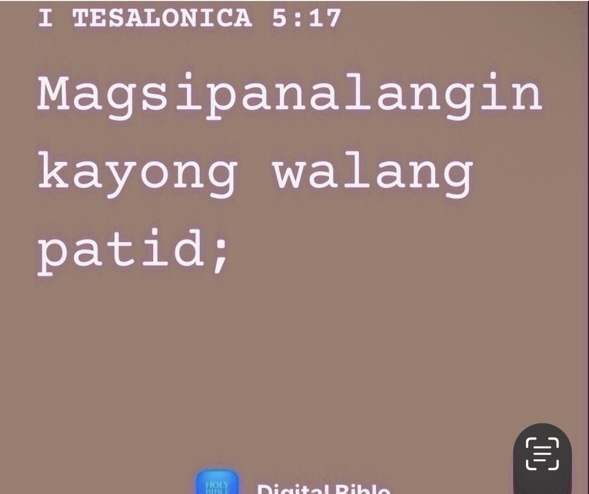 I Tesalonica 5:17
"Magsipanalangin kayong walang patid;"

True Baptism
#PureDoctrinesOfChrist 
#GlobalPrayerForHumanity