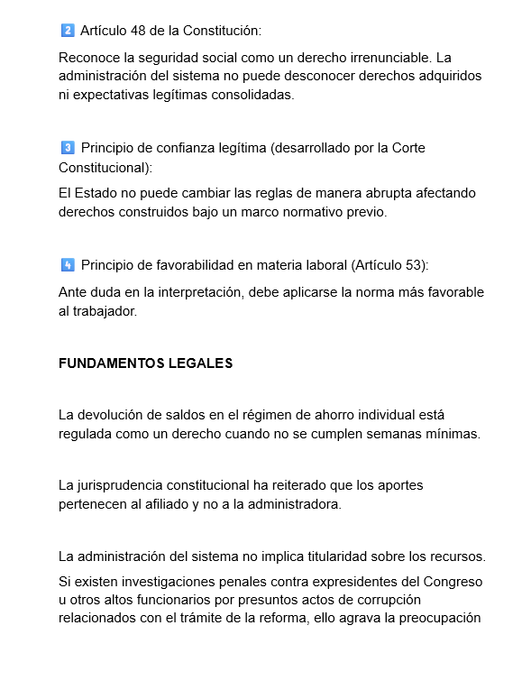 ASAKERW's tweet photo. @CaracolRadio La Reforma Pensional, roba la devolución completa de saldos del Ahorro Pensional a millones de trabajadores en Colombia. Esto no se trata de contradictores ni de Petristas ni Uribistas. El debate no es ideológico. Es sobre propiedad privada, confianza y reglas claras.⬇️⬇️⬇️ https://t.co/v42kXmLn2G