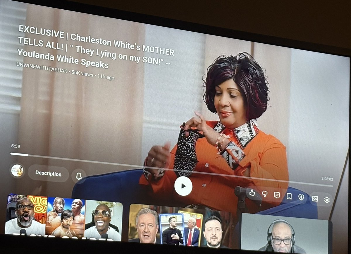 This is Charleston White’s mother and she’s 66. Wow