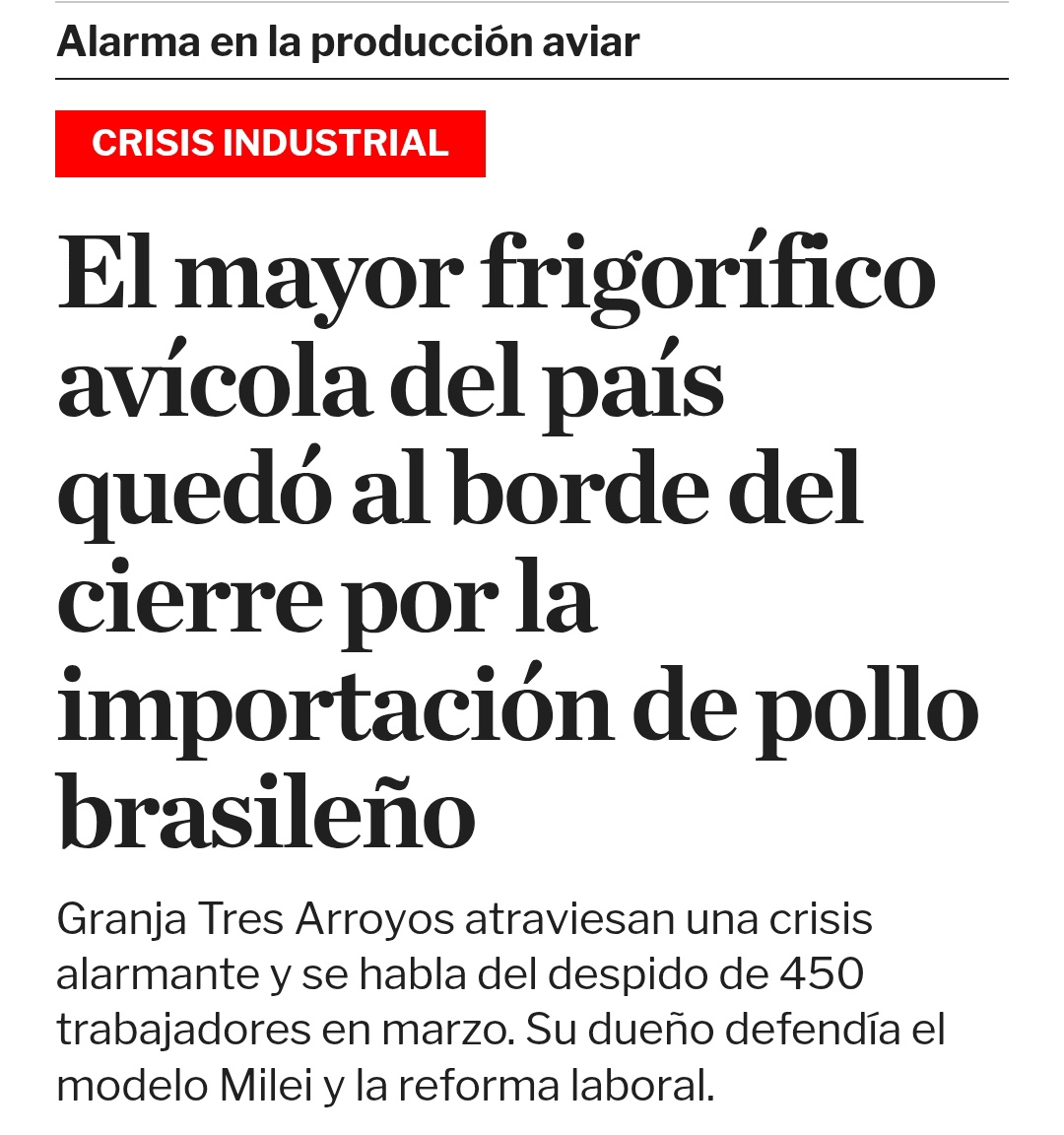 Fate, La Paila, TN Platex, Granja Tres Arroyos. Todo en los últimos tres días. TMAP?