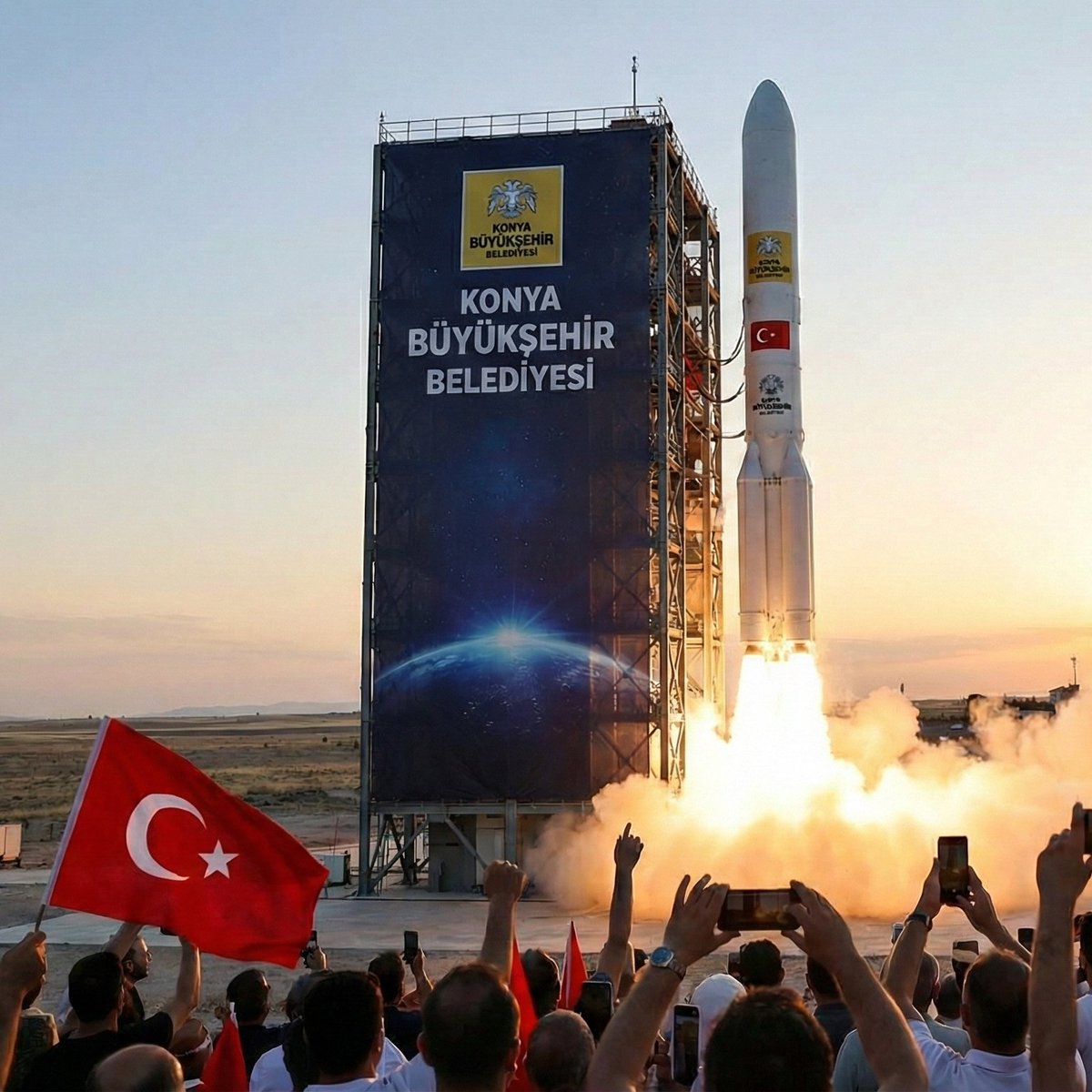 Konya Büyükşehir Belediyesi, uzaya uydu gönderecek.