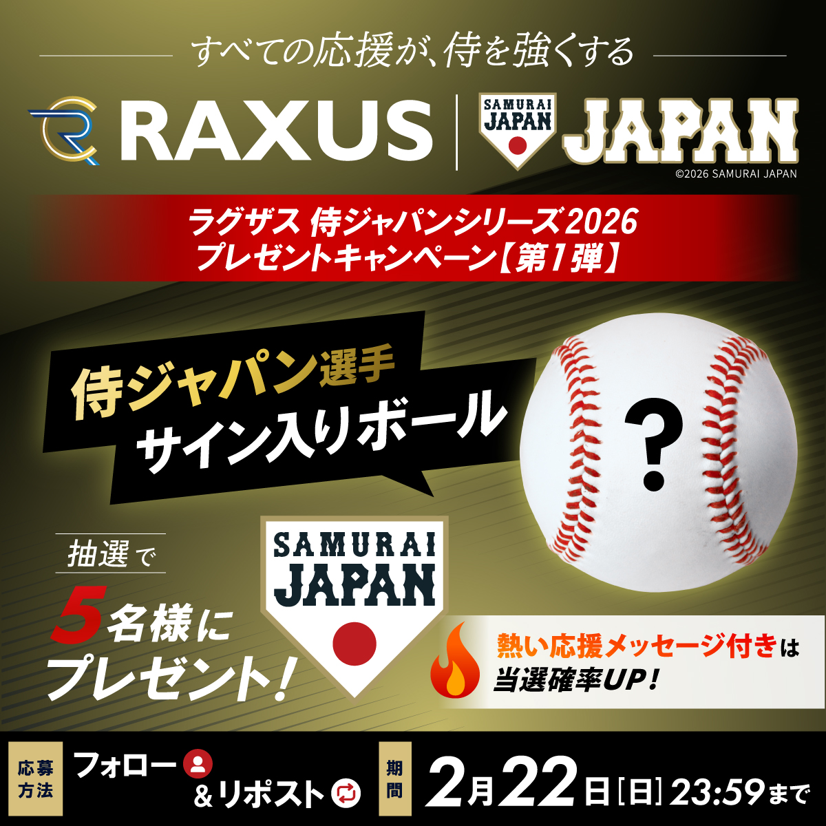 3年前同様WBCの連覇へ、、！ と、もう一つ昨年のプレミア12の忘れ物を