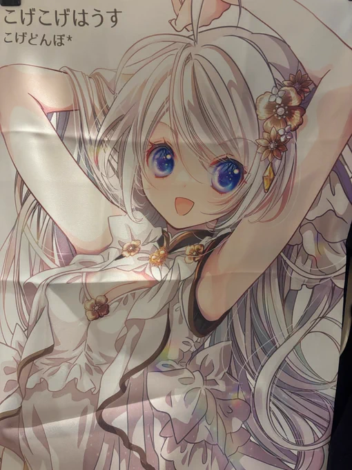 コミティアサークルスペースのポスターできた! 思ったより小さかったなー('・ω・`) #COMITIA155