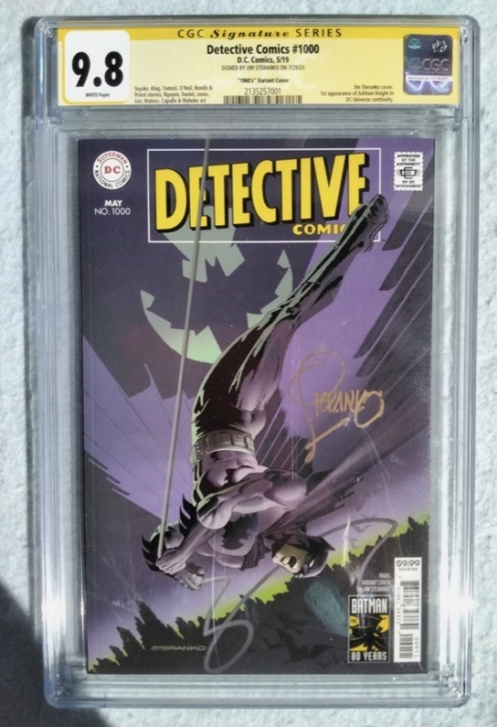 Featured Slab of the Day uploaded by new member Pedropedro, welcome to MySlabbedComics!

Detective Comics #1000 <a href="/CGCComics/">CGC Comics</a>  Comics 9.8 Signature Series signed <a href="/iamsteranko/">Jim Steranko</a> 

What's in your collection?  

More Steranko signed comics from Pedropedro here- bit.ly/4qN2f9n