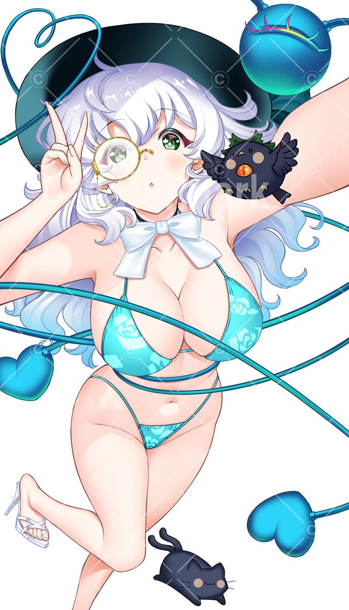 ビキニ差分
#古明地こいし #東方ロストワード #ビキニ 