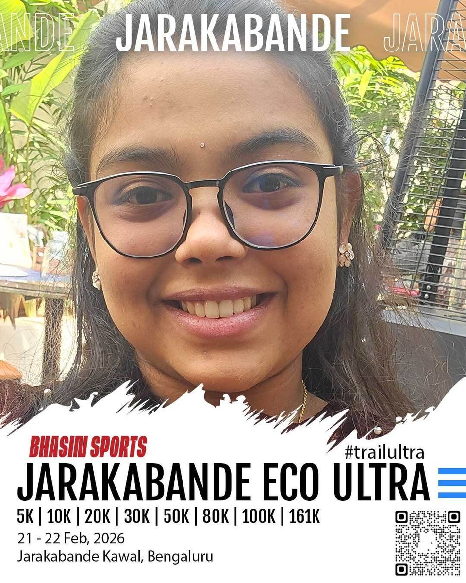 Jarakabande Eco Ultra is calling. 🌿🏃‍♂️
21–22 Feb at the wild and beautiful Jarakabande Kaval Forest.
Choose your challenge: 5K | 10K | 20K | 30K | 50K | 80K | 100K | 161K
From first-timers to ultra beasts, this is where you run with nature. 🔥🌲 

#JarakabandeEcoUltra