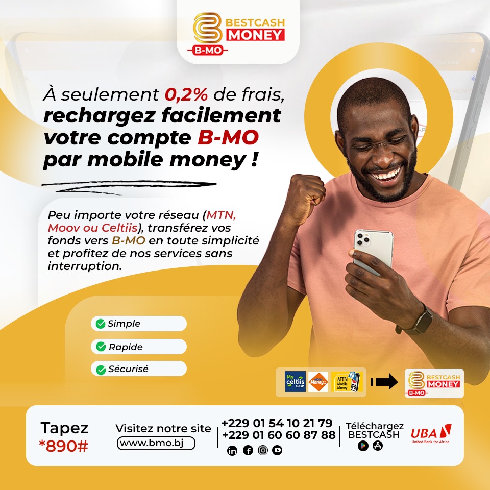 Bestcashoff's tweet photo. B-MO : La recharge à prix mini !
Besoin de recharger votre compte ? Utilisez votre Mobile Money (MTN, Moov, Celtiis) et profitez d'un taux imbattable : seulement 0.2% de frais ! 📉
Simple. Rapide. Économique.
Rechargez maintenant et gardez le contrôle sur vos finances. 🔥 https://t.co/0VRi0mbq8b