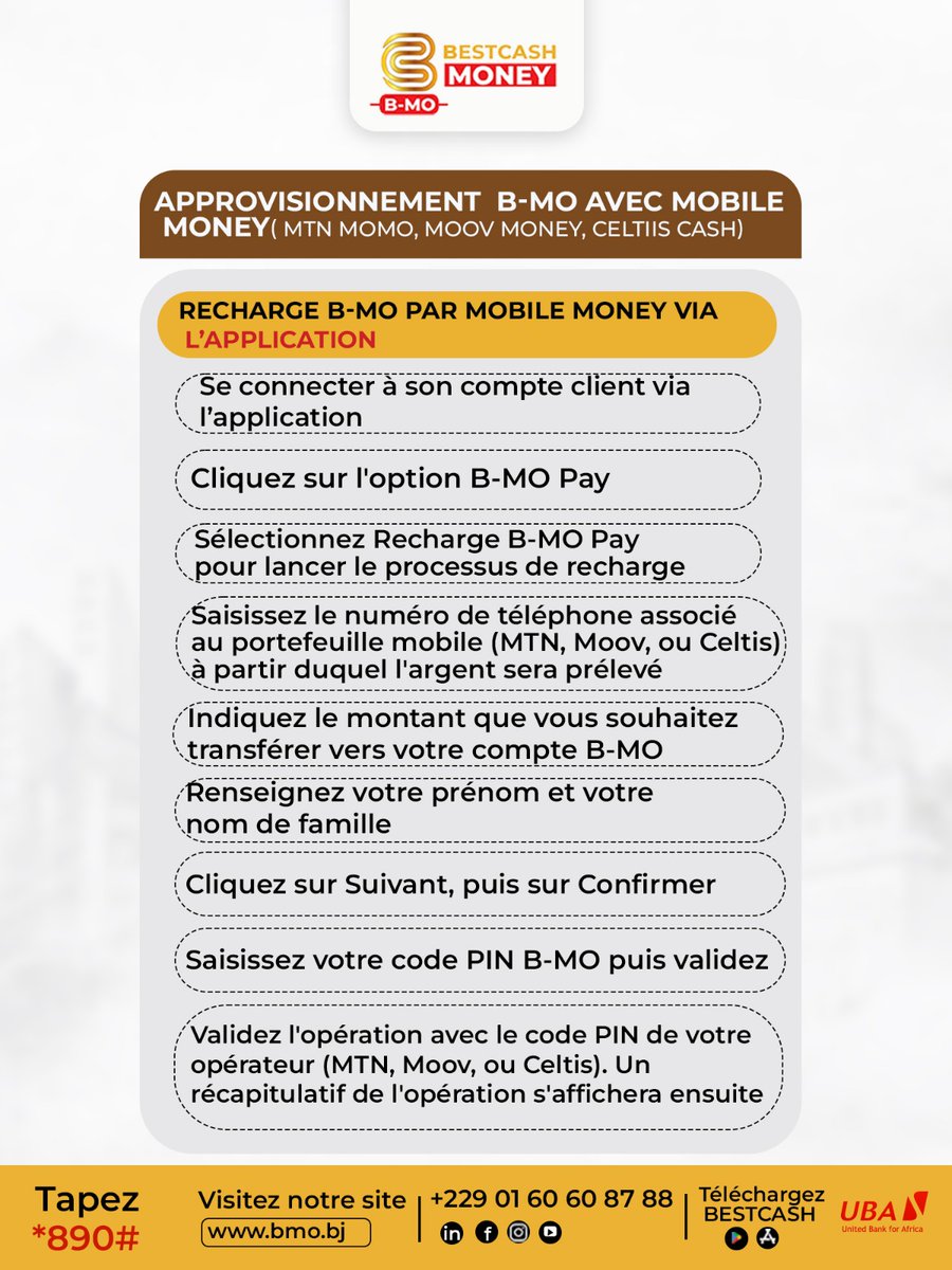 Bestcashoff's tweet photo. B-MO : La recharge à prix mini !
Besoin de recharger votre compte ? Utilisez votre Mobile Money (MTN, Moov, Celtiis) et profitez d'un taux imbattable : seulement 0.2% de frais ! 📉
Simple. Rapide. Économique.
Rechargez maintenant et gardez le contrôle sur vos finances. 🔥 https://t.co/0VRi0mbq8b