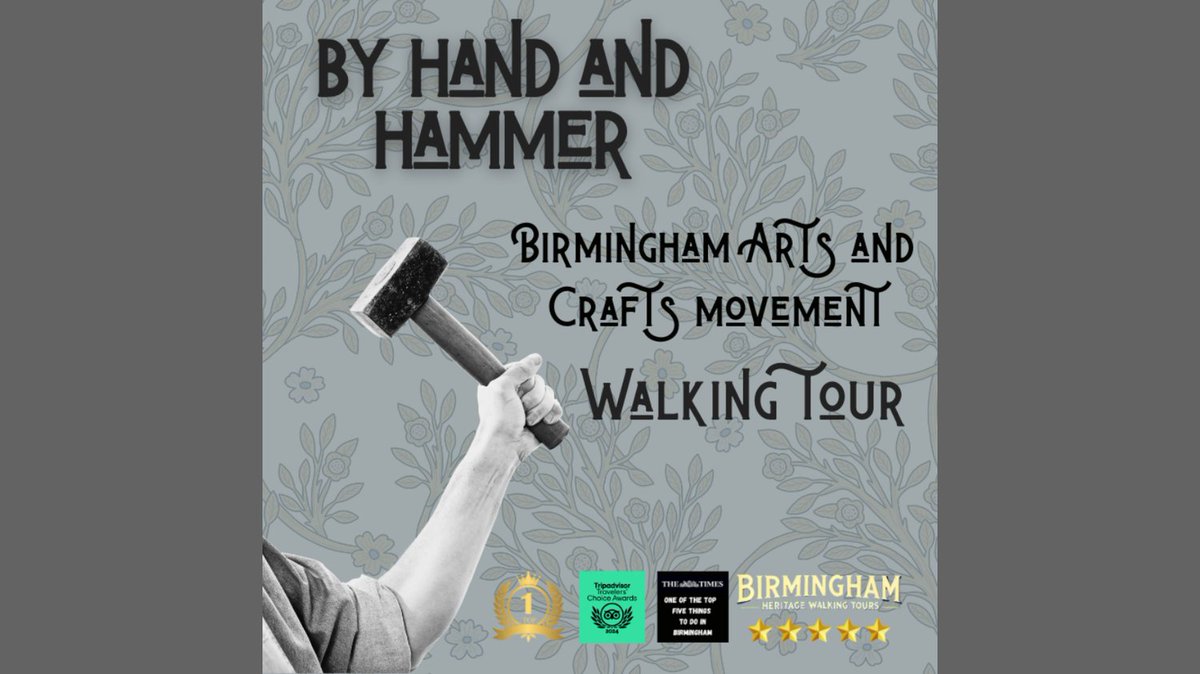 Ktphotouk's tweet image. This weekend I’m chasing the spirit of Birmingham’s Arts &amp;amp; Crafts rebels. Bold buildings. Powerful stories. Real artefacts from people who believed beauty could change the world and fought to prove it. #Birmingham #ArtsAndCrafts #Walkingtour
