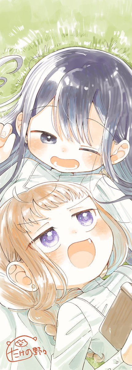 ポスターにする絵です。カラー絵の描き方を忘れている……