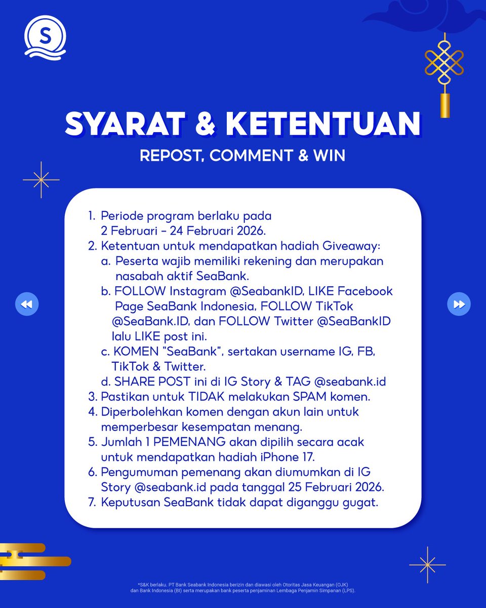 SeaBank Indonesia tweet media