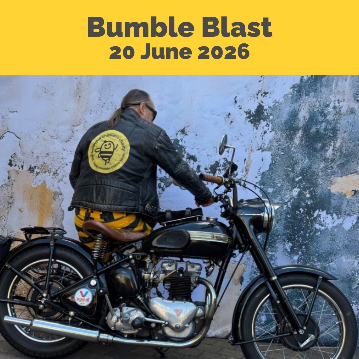 HoneypotCharity's tweet image. 🏍️ Ride for Young Carers! Join our 100 Mile New Forest Motorcycle Loop

Hit the road with us for a stunning 100‑mile ride through the New Forest, all to raise vital funds for #youngcarers. 

👉 Sign up now to secure your spot: register.enthuse.com/ps/event/Bumbl…
#charityevent #motorcycle