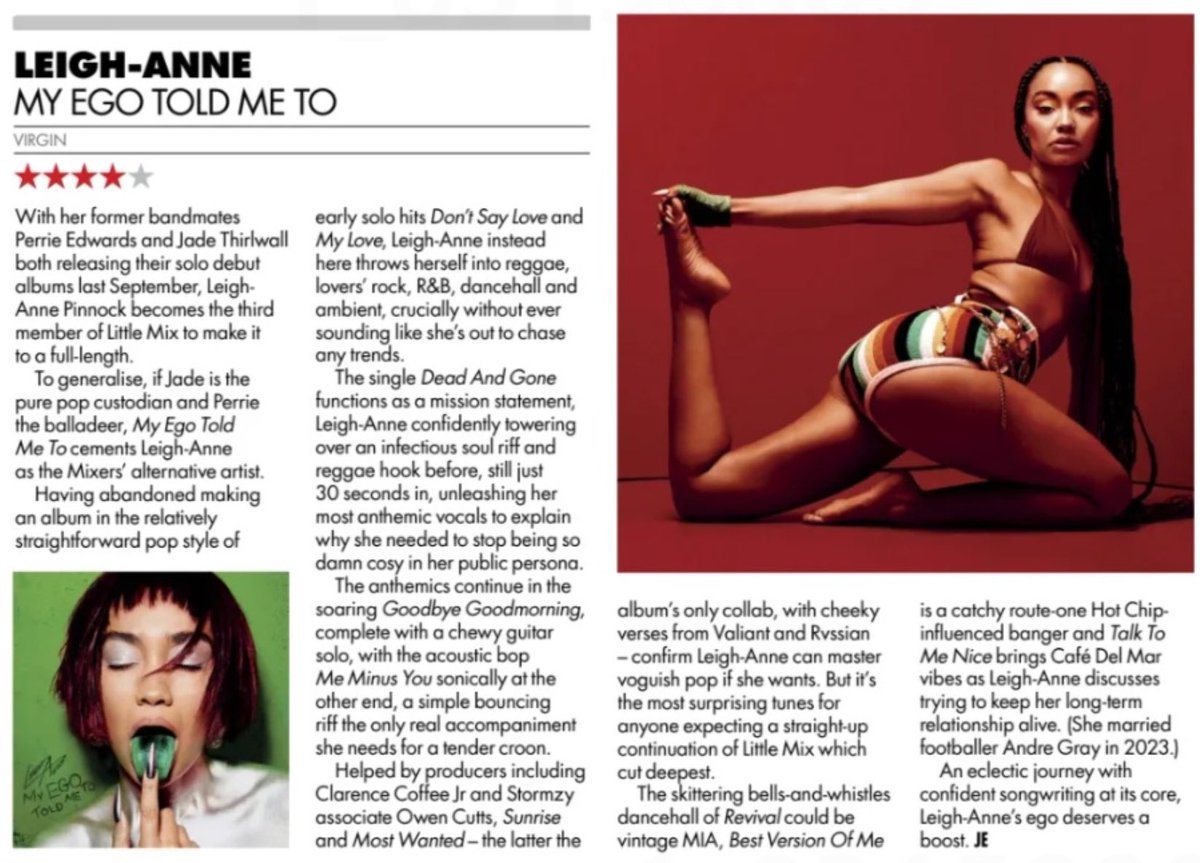 LeighAnneMusic's tweet image. WAIT THE FIRST REVIEWS ARE IN 🥹😱😭

4/5
8/10
8/10

It’s getting real now 💚