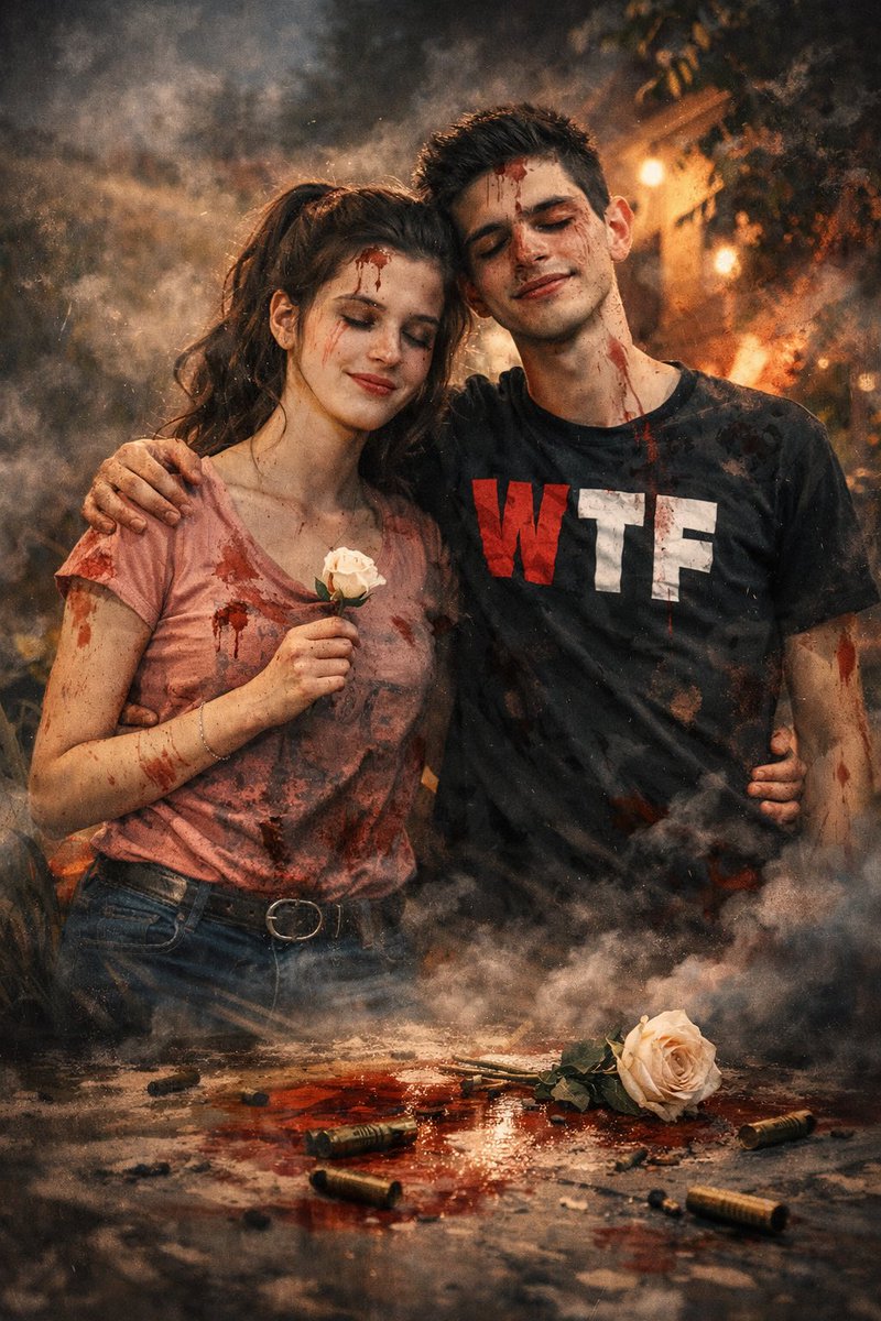 كانوا صورة حياة…ضحكة صافية و وردة بيضا بإيد هالبنت متل الملاك ...
ما كانوا رقم بخبر، ولا عنوان بصراع ...
كانوا قلبين عم يحلموا بيوم عادي… إجى الرصاص و سرق الحلم.
الرحمة لأرواحهم، و الخزي و العار لكل يدٍ امتدّت على أرواح بريئة و سرقت منها حقها بالحياة ... 
#أنا_علوي