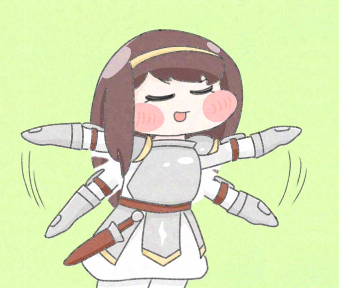 #トリッカル ローネかわいい 両手パタパタしてるのすき
